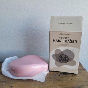 NIB HOME HAVEN Smooth Crystal Hair Eraser PINK ~ homehaven